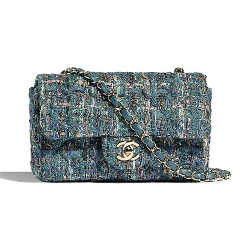 chanel fabric flap bag